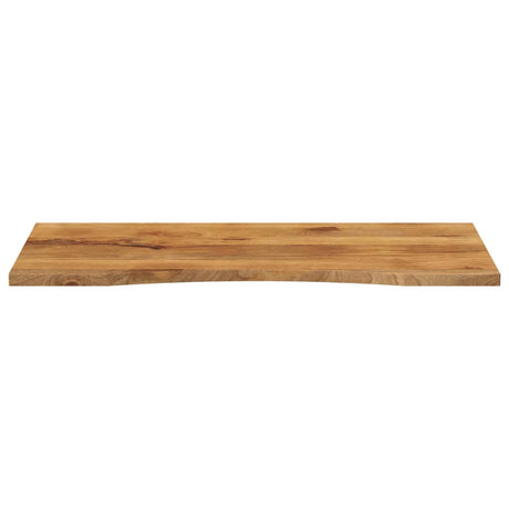 Vidaxl bureaublad met ronding 120x50x2,5 cm massief ruw mangohout