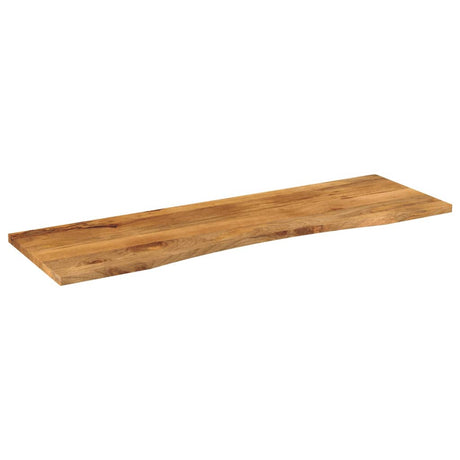 Vidaxl bureaublad met ronding 160x50x2,5 cm massief ruw mangohout
