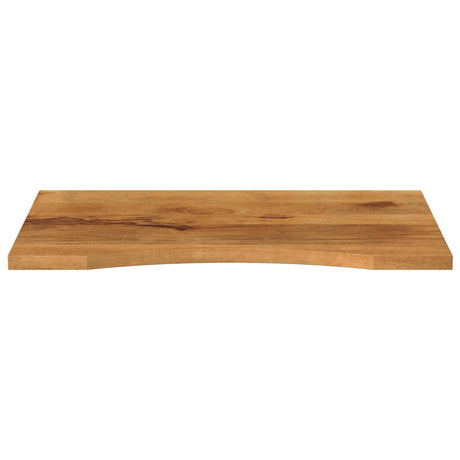 Vidaxl bureaublad met ronding 80x60x2,5 cm massief ruw mangohout