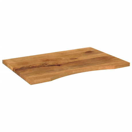 Vidaxl bureaublad met ronding 90x60x2,5 cm massief ruw mangohout