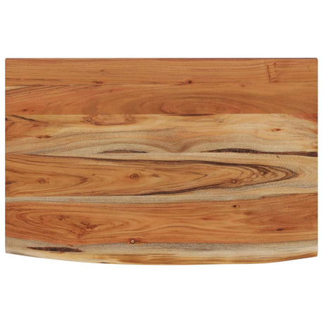 Vidaxl wandschap rechthoekig natuurlijke rand 70x40x2,5 cm acaciahout