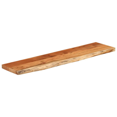 Vidaxl tafelblad rechthoekig natuurlijke rand 160x40x2,5 cm acaciahout