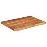 VidaXL Rechteckige Waschbeckenplatte 70x60x2,5 aus massivem Akazienholz