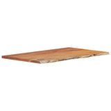 VidaXL Rechteckige Waschtischplatte 90x60x2,5 aus massivem Akazienholz