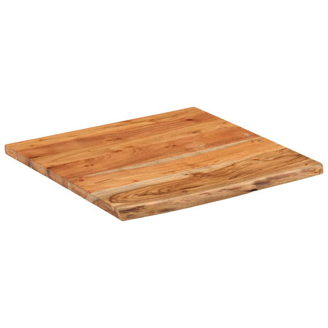 Vidaxl bureaublad vierkant natuurlijke rand 80x80x2,5 cm acaciahout