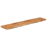 Vidaxl tafelblad rechthoekig natuurlijke rand 140x30x3,8 cm acaciahout