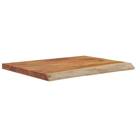 Vidaxl wandschap rechthoekig natuurlijke rand 50x40x3,8 cm acaciahout