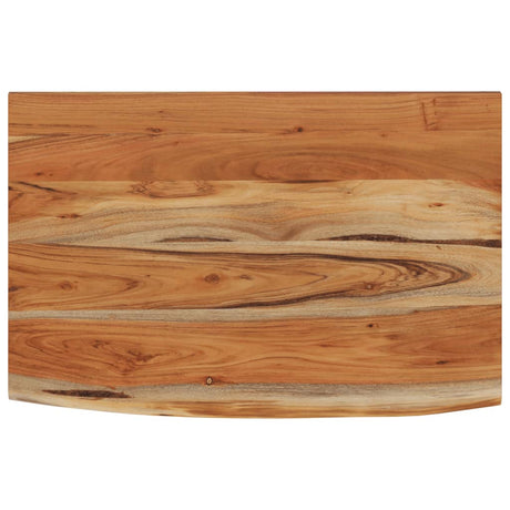 Vidaxl wandschap rechthoekig natuurlijke rand 70x40x3,8 cm acaciahout