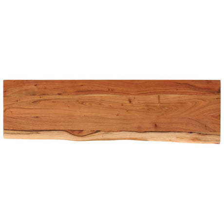 Vidaxl tafelblad rechthoekig natuurlijke rand 120x40x3,8 cm acaciahout