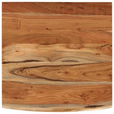 Vidaxl bureaublad vierkant natuurlijke rand 80x80x3,8 cm acaciahout