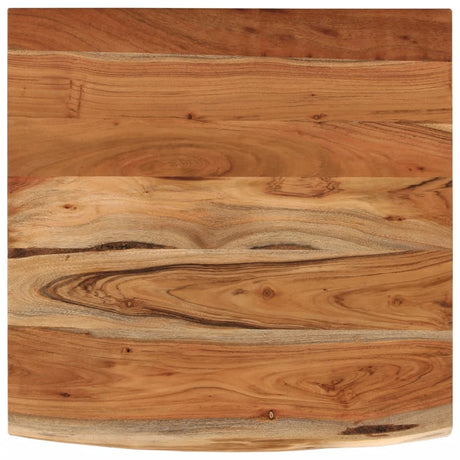 Vidaxl bureaublad vierkant natuurlijke rand 80x80x3,8 cm acaciahout
