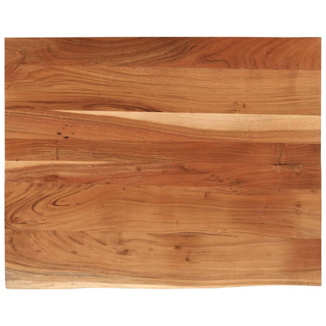 Vidaxl bureaublad rechthoekig natuurlijke rand 90x80x3,8 cm acaciahout