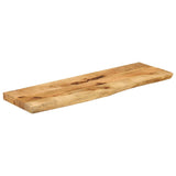Vidaxl tafelblad met natuurlijke rand 100x20x2,5 cm massief mangohout