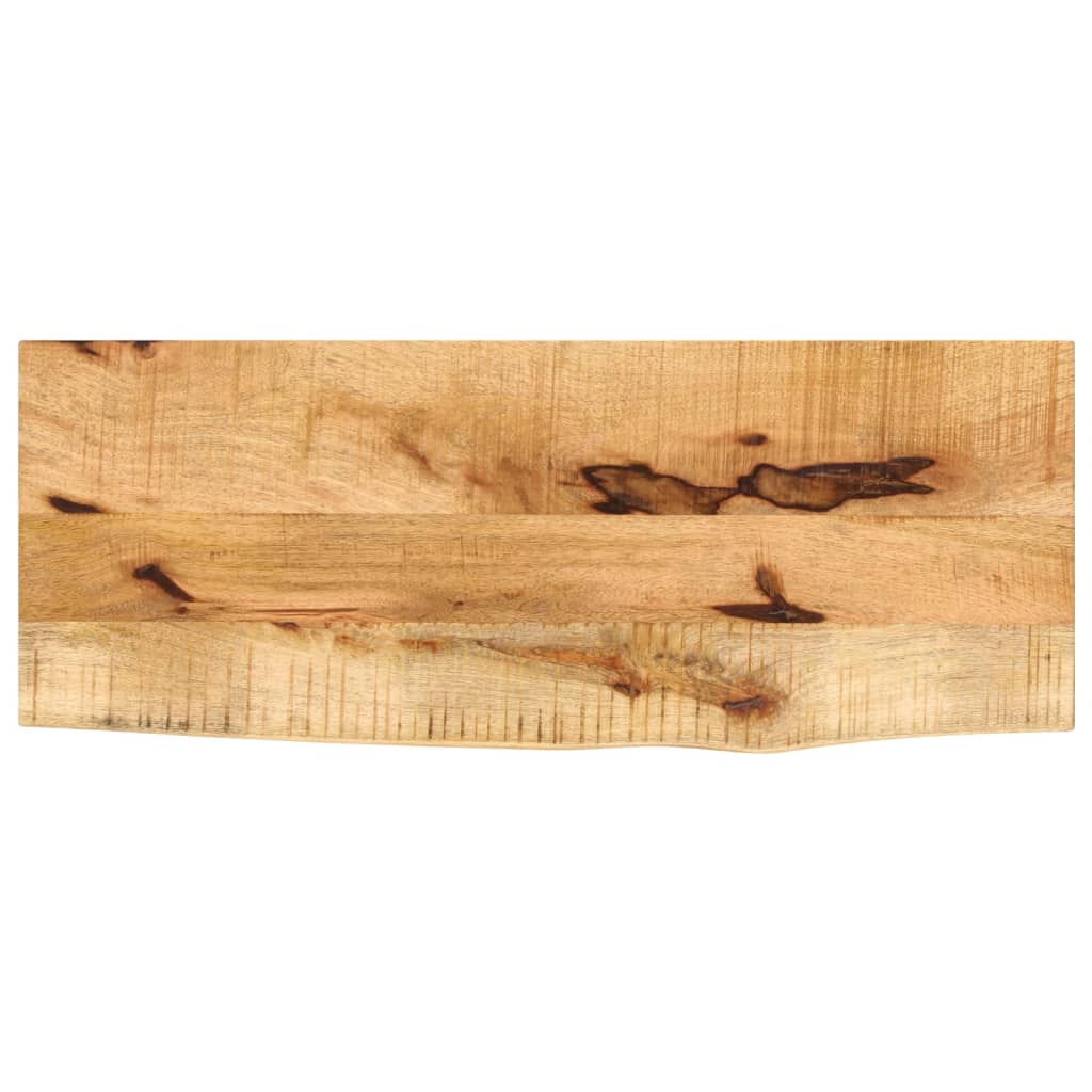 Vidaxl tafelblad met natuurlijke rand 80x30x2,5 cm massief mangohout