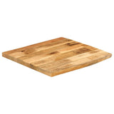 Vidaxl tafelblad met natuurlijke rand 40x40x2,5 cm massief mangohout