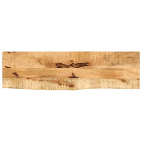 Vidaxl tafelblad met natuurlijke rand 120x40x2,5 cm massief mangohout
