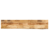 Vidaxl tafelblad met natuurlijke rand 180x40x2,5 cm massief mangohout
