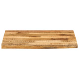 Vidaxl tafelblad met natuurlijke rand 60x60x2,5 cm massief mangohout
