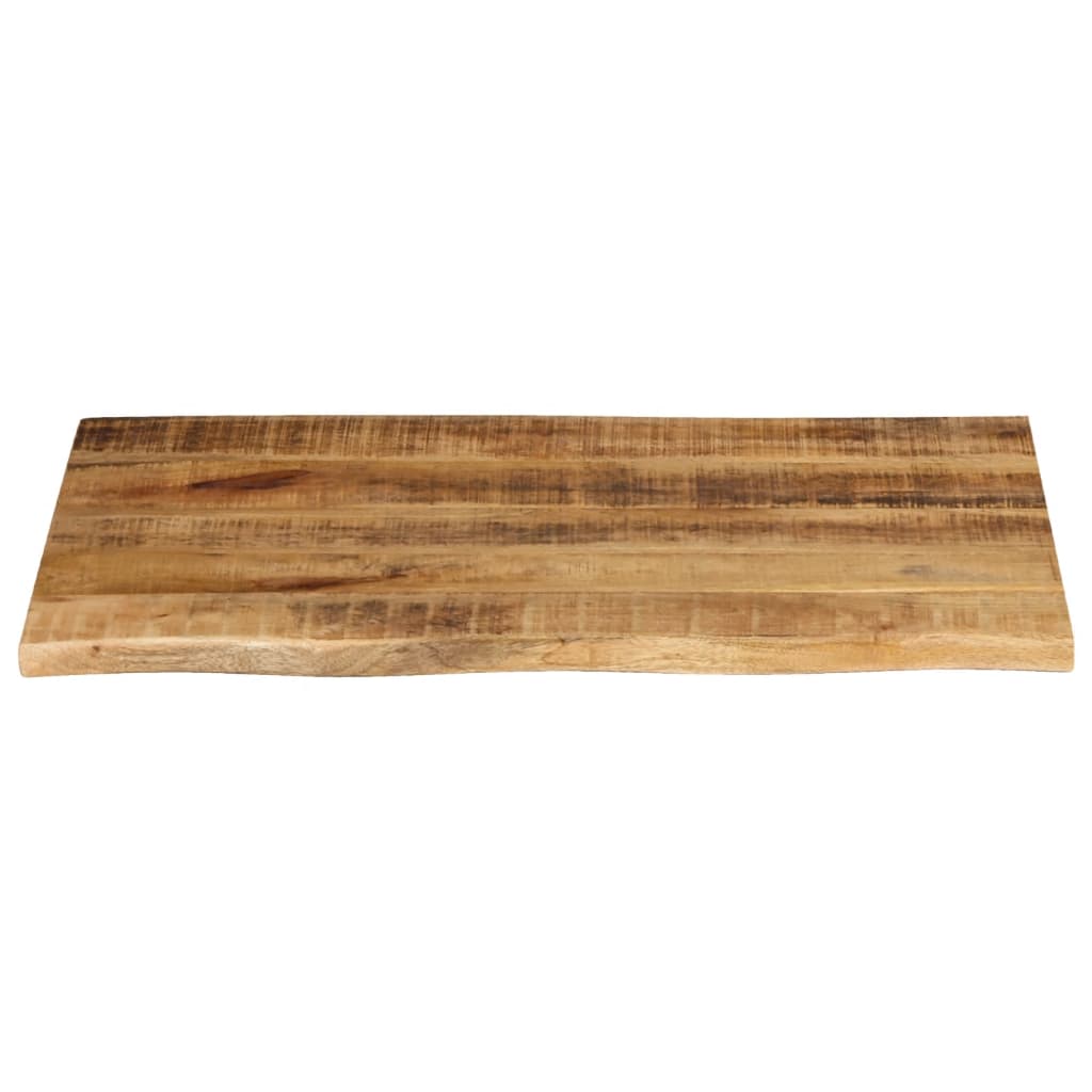 Vidaxl tafelblad met natuurlijke rand 90x60x2,5 cm massief mangohout