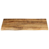 Vidaxl tafelblad met natuurlijke rand 90x60x2,5 cm massief mangohout