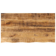 Vidaxl tafelblad met natuurlijke rand 100x60x2,5 cm massief mangohout