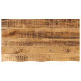 Vidaxl tafelblad met natuurlijke rand 100x60x2,5 cm massief mangohout
