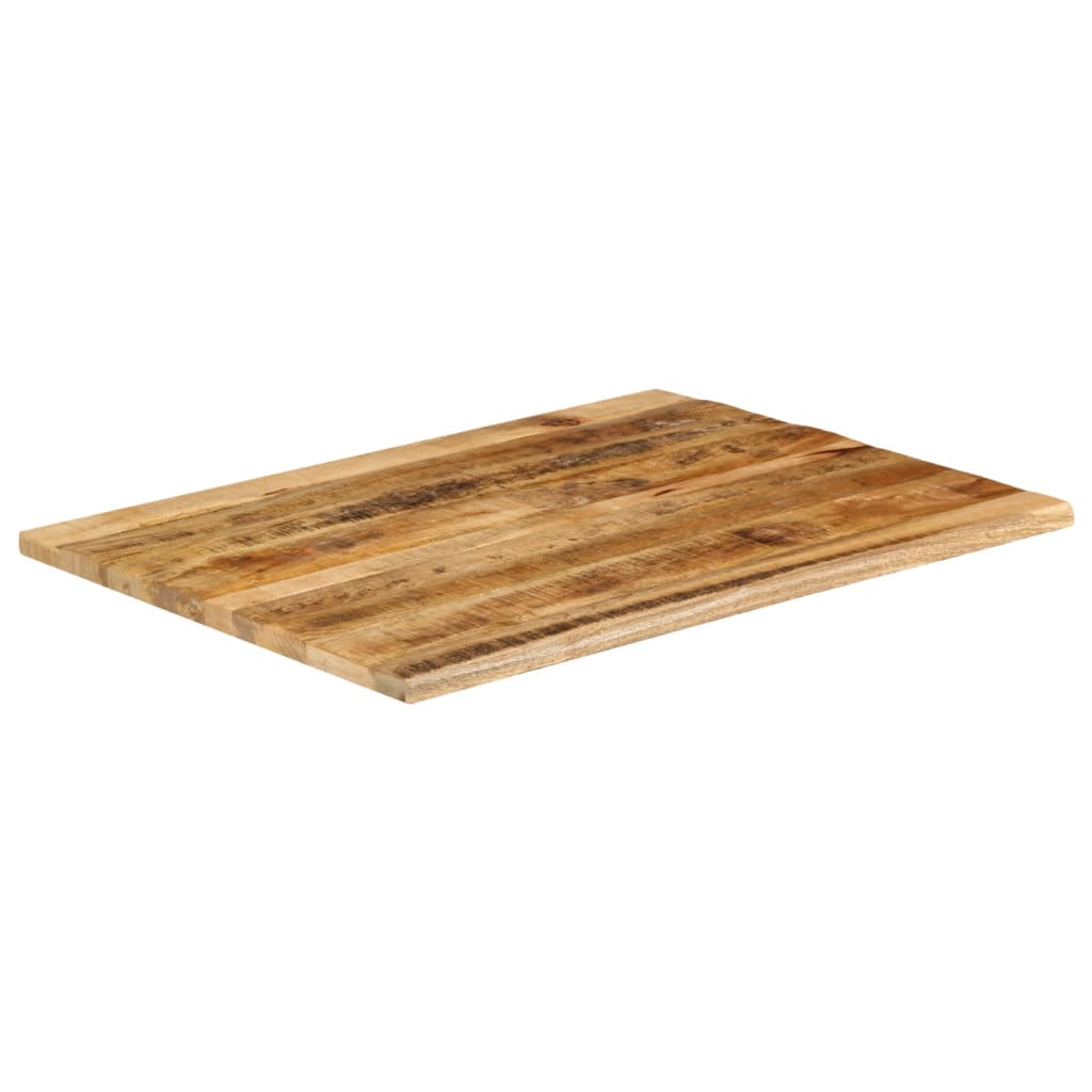 Vidaxl tafelblad met natuurlijke rand 90x80x2,5 cm massief mangohout