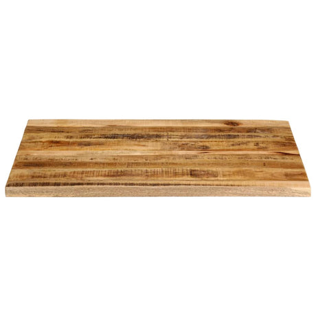 Vidaxl tafelblad met natuurlijke rand 100x80x2,5 cm massief mangohout