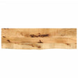 Vidaxl tafelblad met natuurlijke rand 110x30x3,8 cm massief mangohout