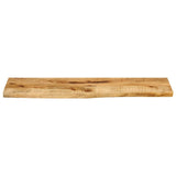 Vidaxl tafelblad met natuurlijke rand 110x30x3,8 cm massief mangohout