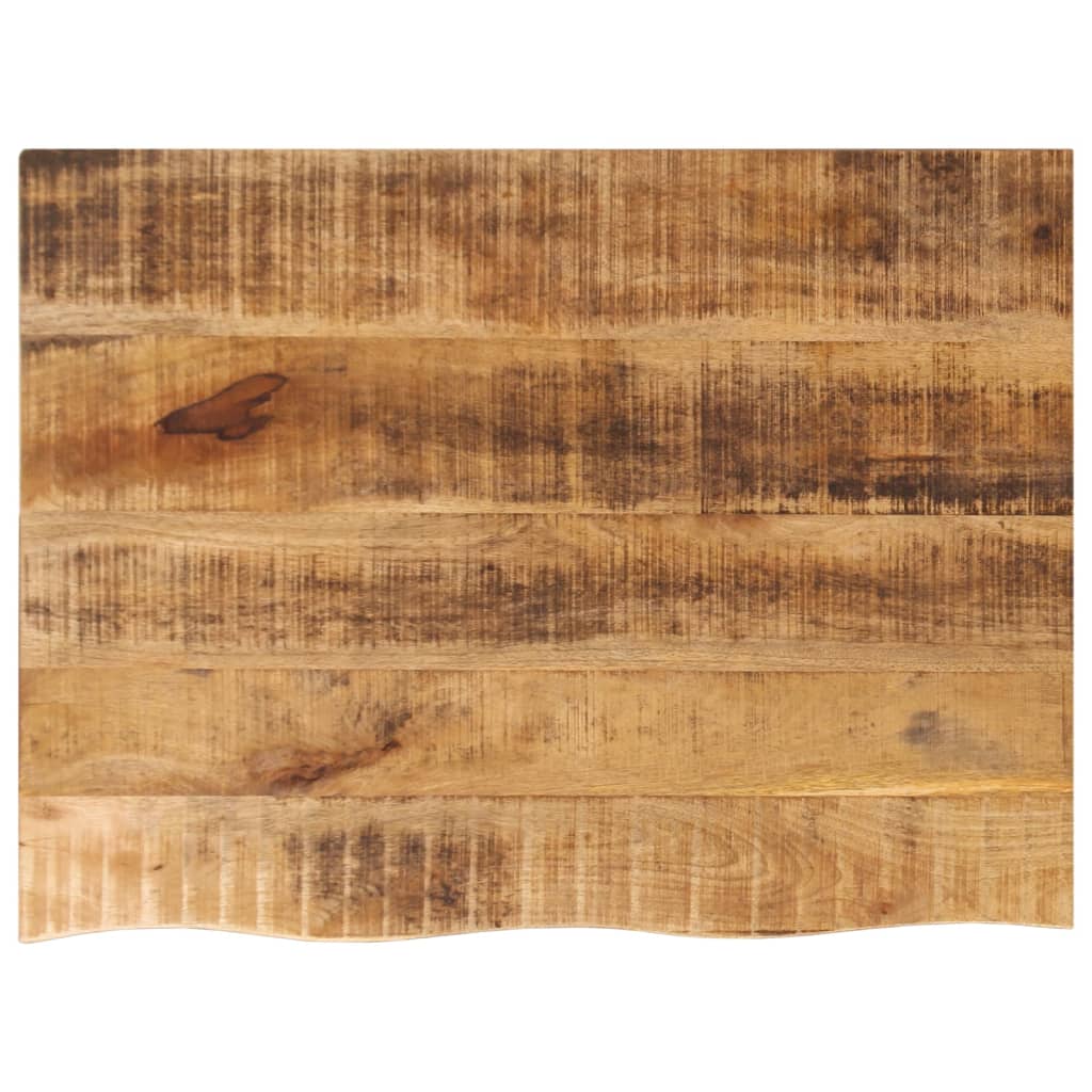 Vidaxl tafelblad met natuurlijke rand 80x60x3,8 cm massief mangohout