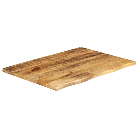 Vidaxl tafelblad met natuurlijke rand 90x60x3,8 cm massief mangohout