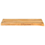 Vidaxl tafelblad met natuurlijke rand 80x20x2,5 cm massief mangohout