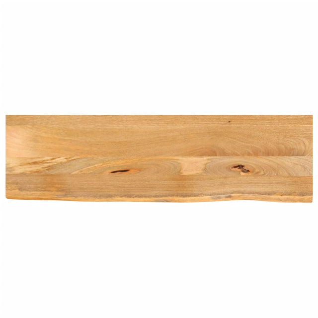 Vidaxl tafelblad met natuurlijke rand 120x20x2,5 cm massief mangohout