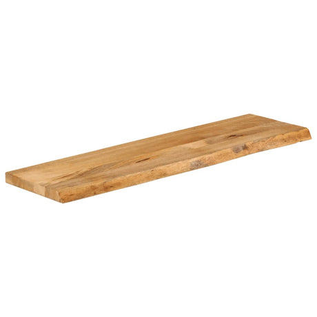 Vidaxl tafelblad met natuurlijke rand 100x40x2,5 cm massief mangohout