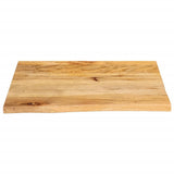 Vidaxl tafelblad met natuurlijke rand 60x60x2,5 cm massief mangohout