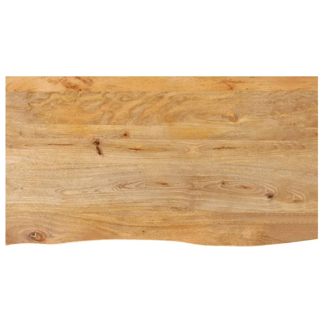 Vidaxl tafelblad met natuurlijke rand 110x60x2,5 cm massief mangohout