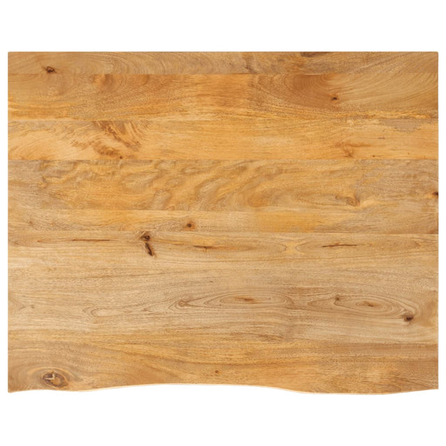 Vidaxl tafelblad met natuurlijke rand 110x80x2,5 cm massief mangohout