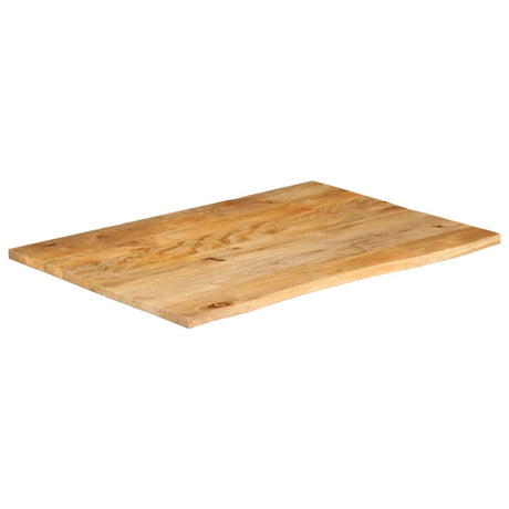 Vidaxl tafelblad met natuurlijke rand 110x80x2,5 cm massief mangohout