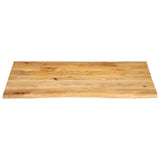 Vidaxl tafelblad met natuurlijke rand 110x80x2,5 cm massief mangohout