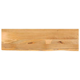 Vidaxl tafelblad met natuurlijke rand 110x30x3,8 cm massief mangohout