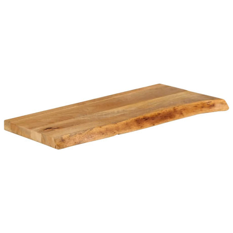 Vidaxl tafelblad met natuurlijke rand 80x40x3,8 cm massief mangohout