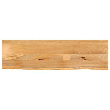 Vidaxl tafelblad met natuurlijke rand 120x40x3,8 cm massief mangohout