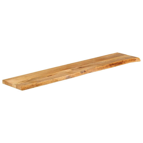 Vidaxl tafelblad met natuurlijke rand 140x40x3,8 cm massief mangohout
