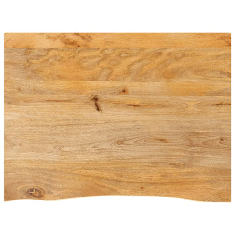 Vidaxl tafelblad met natuurlijke rand 80x60x3,8 cm massief mangohout