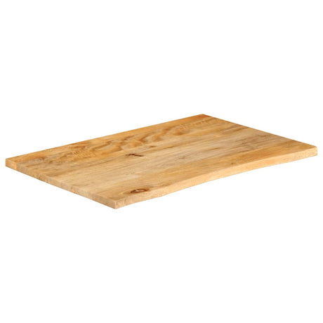 Vidaxl tafelblad met natuurlijke rand 80x60x3,8 cm massief mangohout
