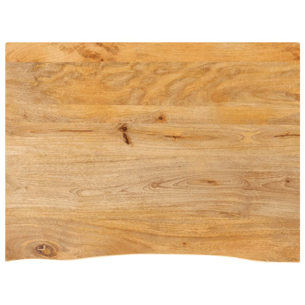 Vidaxl tafelblad met natuurlijke rand 90x60x3,8 cm massief mangohout