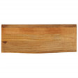Vidaxl tafelblad met natuurlijke rand 90x20x2,5 cm massief mangohout