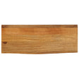 Vidaxl tafelblad met natuurlijke rand 80x30x2,5 cm massief mangohout