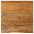 Vidaxl tafelblad met natuurlijke rand 40x40x2,5 cm massief mangohout